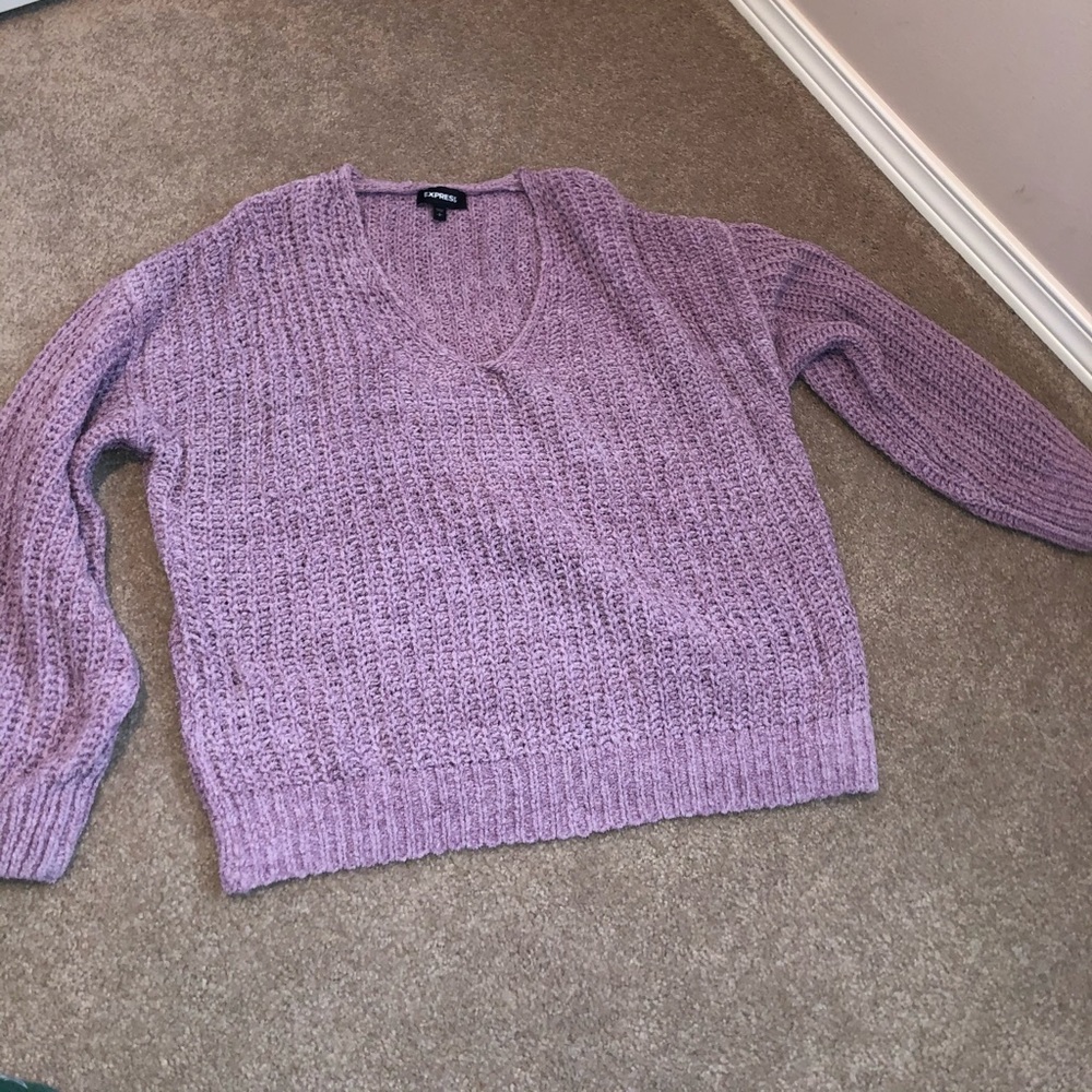 EXPRESS light purple sweater